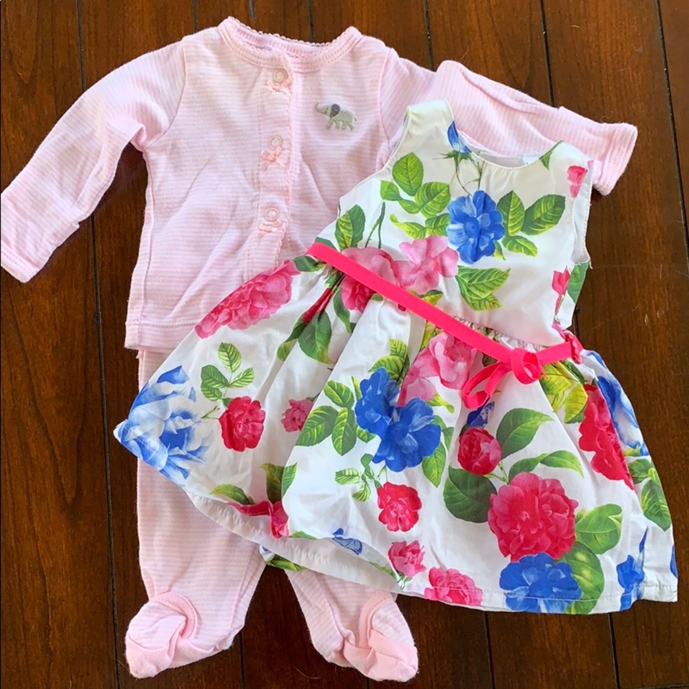 *Sold on Mercari* Newborn dress and outfit